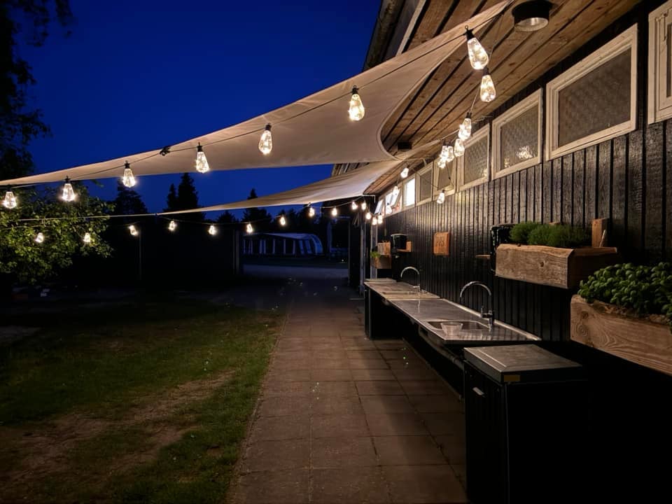 Rolig campingplads i naturen Rolig campingplads i naturen